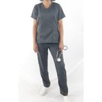 Calça Cinza Chumbo Gabardine - Scrub Pijama Cirurgico