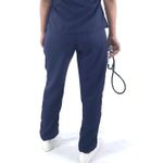 Calça Feminina em Gabardine Azul Marinho