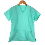 Camisa Scrub Verde Agua em Gabardine - Feminino