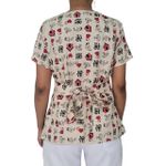 Camisa Scrubs Cães Veterinária Estampado - Pijama Cirúrgico