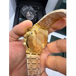 Audemars Piguet Dourado Bateria Copia