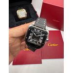 Relogio Cartier Santos Borracha Automático