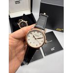 Relogio Montblanc Couro Automático Copia