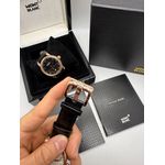 Relogio Montblanc Couro Automático Copia