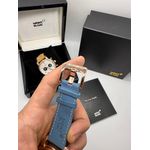 Relogio Montblanc Couro Rose