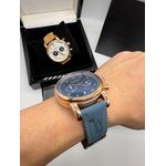 Relogio Montblanc Couro Rose