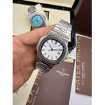 Relogio Patek Philippe Nautilus Prata