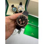 Relogio Rolex Daytona Fundo Aberto Borracha
