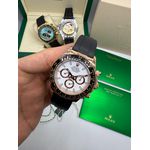 Relogio Rolex Daytona Fundo Aberto Borracha