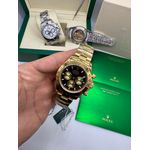 Relogio Rolex Daytona Fundo Aberto Dourado