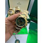 Relogio Rolex Daytona Fundo Aberto Dourado