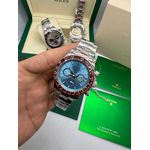 Relogio Rolex Daytona Fundo Aberto Prata