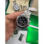 Relogio Rolex Daytona Fundo Aberto Prata