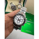 Relogio Rolex Daytona Fundo Aberto Prata