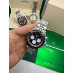Relogio Rolex Daytona Fundo Aberto Prata