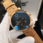 Relogio Montblanc Couro Cod.mbcon-005