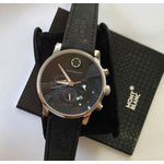 Relogio Montblanc Couro Cod.mbcon-0010