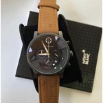 Relogio Montblanc Couro Cod.mbcon-0012