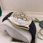 Relogio Rolex Borracha Pedra Cod.rxdp2-001