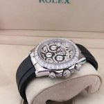 Relogio Rolex Borracha Pedra Cod.rxdp2-002