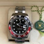 Relogio Rolex Gmt Prata Cod.rxgmrx-003
