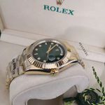 Relogio Rolex Pedra Fundo Verde Rxperu-001