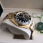 Relogio Rolex Submarinner Todo Dourado Rxsutd-002