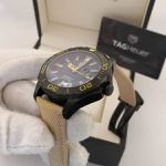 Relogio Tag Heurer Aquarace Borracha e Lona Cod.thaqbl-001