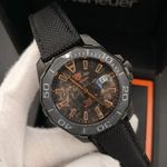 Relogio Tag Heurer Aquarace Borracha e Lona Cod.thaqbl-004