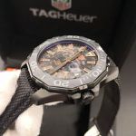 Relogio Tag Heurer Aquarace Borracha e Lona Cod.thaqbl-004