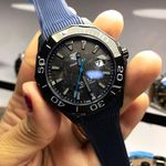 Relogio Tag Heurer Aquarace Borracha e Lona Cod.thaqbl-008