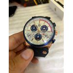 Relogio Tag Heurer Couro e Lona Cod.thficel-008