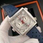 Relogio Tag Heurer Monaco Aco e Couro Cod.thmoac-0014