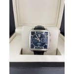 Relogio Tag Heurer Monaco Aco e Couro Cod.thmoac-0012