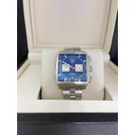 Relogio Tag Heurer Monaco Aco e Couro Cod.thmoac-004
