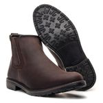 Botina Masculina Couro Crazy Horse Brown