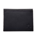 Carteira de couro preta