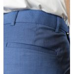 Calça Brawd Alfaiataria com Regulagem Azul Forte