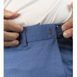 Calça Brawd Alfaiataria com Regulagem Azul Forte