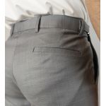 Calça Brawd Alfaiataria com Regulagem Cinza