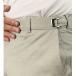 Calça Brawd Alfaiataria com Regulagem Cinza Claro