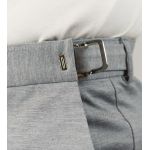 Calça Brawd Alfaiataria Tecnológica com Regulagem Cinza Claro 