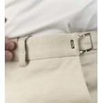 Calça Brawd Alfaiataria Tecnológica com Regulagem Bege