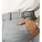 Calça Brawd Alfaiataria Tecnológica com Regulagem Cinza Claro 