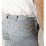 Calça Brawd Alfaiataria Tecnológica com Regulagem Cinza Claro 