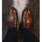 Sapato Social Brawd Derby Cervo Whisky