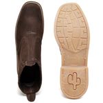 Botina Masculina Agro Couro Legítimo Chocolate