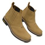 Botina Masculina Solado Cactus Nobuck Mel 