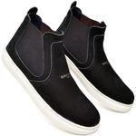 Bota Casual Rios Masculina Conforto Dia A Dia Preto