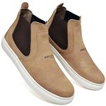 Bota Casual Rios Masculina Conforto Dia A Dia Areia